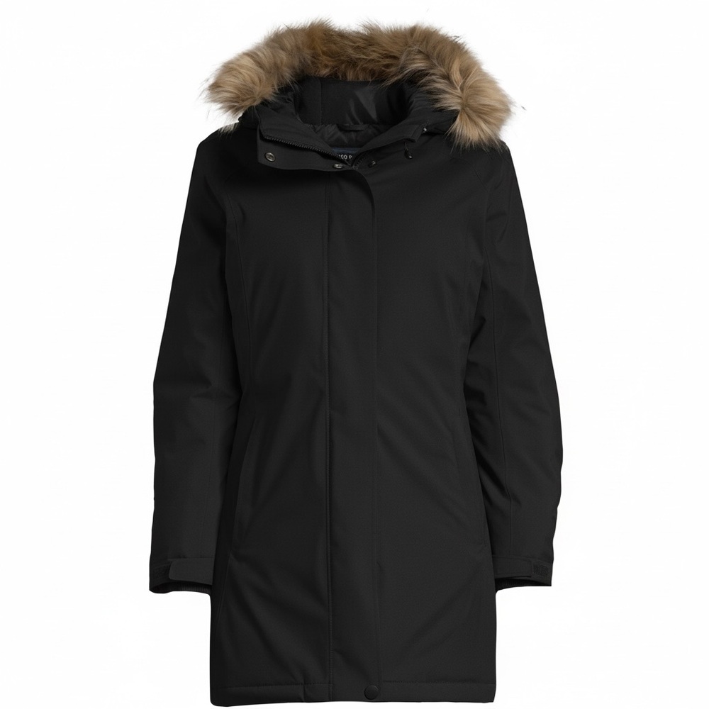 Woods‎ Smythe Down Parka Medium Black Waterproof Winter Coat Jacket - Picture 8 of 14
